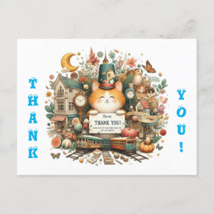 "Gratitude Hälsning: A Tack you card Collection" Vykort
