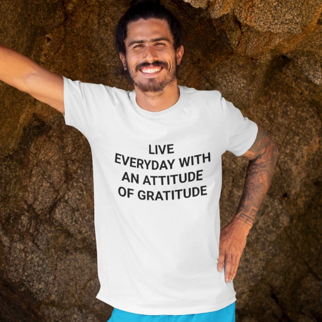 Gratitude in Faith Manar Christian T-Shirt (Skapare uppladdad)