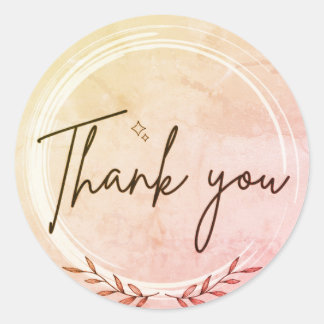 "Gratitude in Print: Tack Sticker Collection Runt Klistermärke