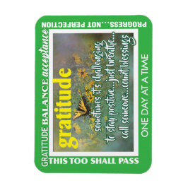gratitude inspirational magnet