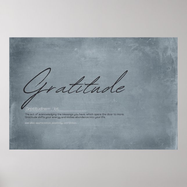 Gratitude is the Attitude: Elevate Your Life  Poster (Framsidan)