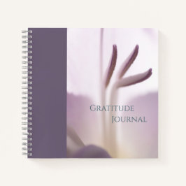"Gratitude Journal" Mjuk Blommigt Spiral bärbara d
