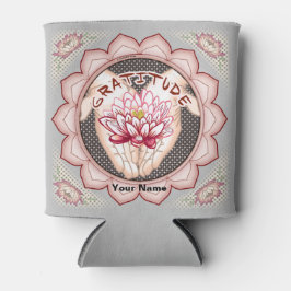 Gratitude Lotus Can Cooler