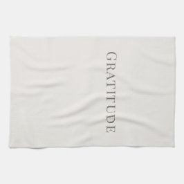 Gratitude – Minimal Typography Design Kökshandduk