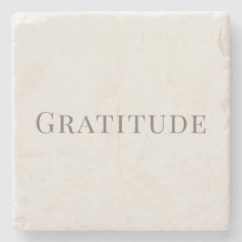 Gratitude – Minimal Typography Design Stenunderlägg