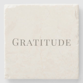 Gratitude – Minimal Typography Design Stenunderlägg