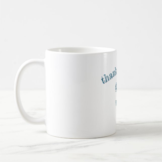 gratitude mug kaffemugg (Vänster)