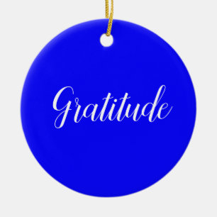 Gratitude-ornament Julgransprydnad Keramik