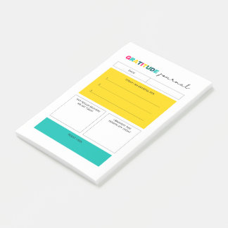 Gratitude Planner Journal Post-it Block