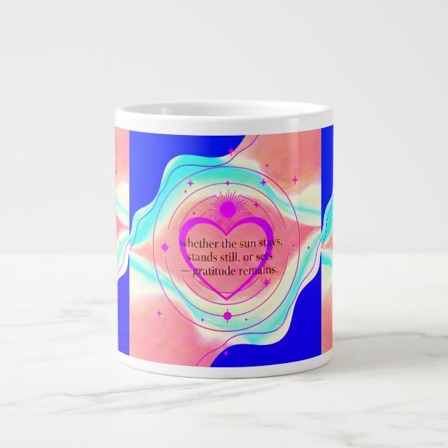 Gratitude Remains™: A Love-Led Morning & Night Mug Jumbo Mugg (Framsidan)