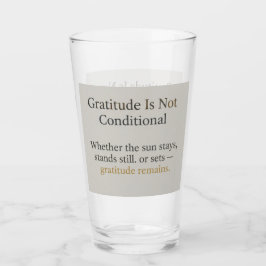 Gratitude Remains: Every Rhythm of L Mindful Sip Glaskopp