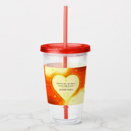 Gratitude Remains™ Love That Travels | Reusable Ac Take Away Mugg