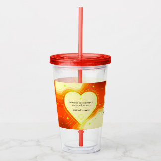 Gratitude Remains™ Love That Travels | Reusable Ac Take Away Mugg