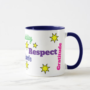 Gratitude Responsibility 11oz Mugg av Zazz_it