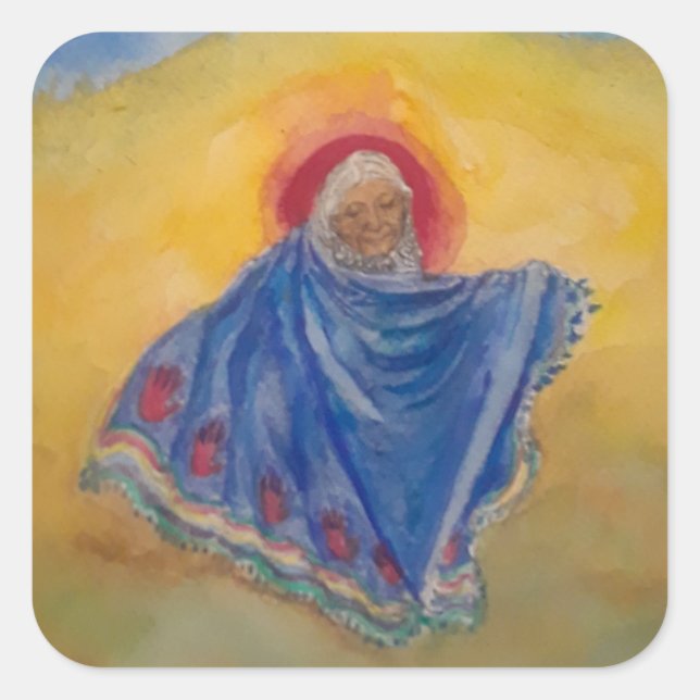 Gratitude Sticker Fyrkantigt Klistermärke (Framsida)