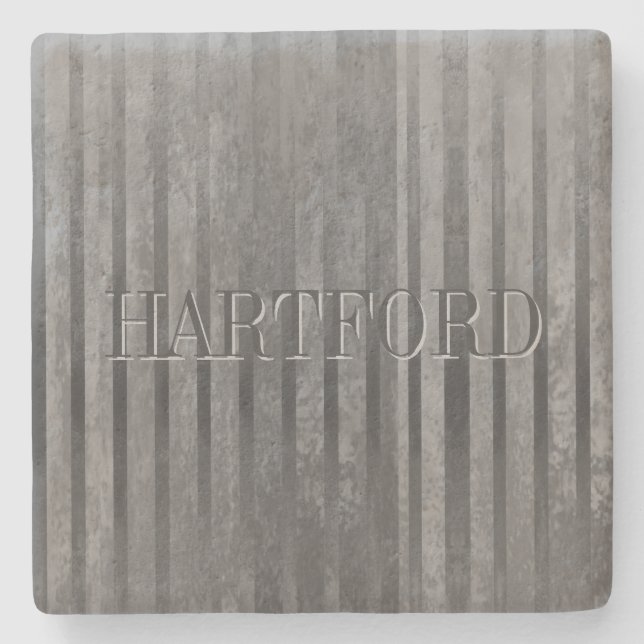 Gråtonad Ombré Randig Mönster Stenskydd Stenunderlägg (Framsidan)