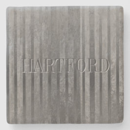 Gråtonade Ombre-randiga Stenservetter Stenunderlägg