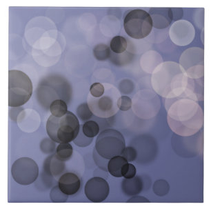 Gråtoners Bokeh-cirkel Kakelplatta