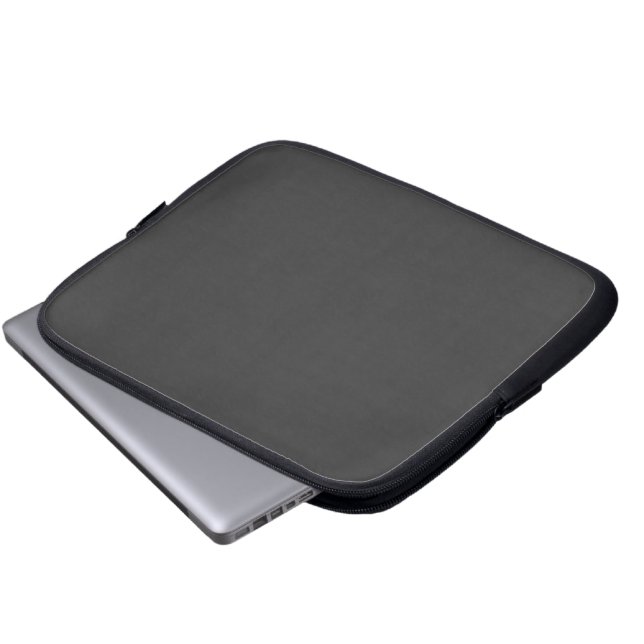 Grått 10-tums Neoprene Laptop sleeve (Framre botten)