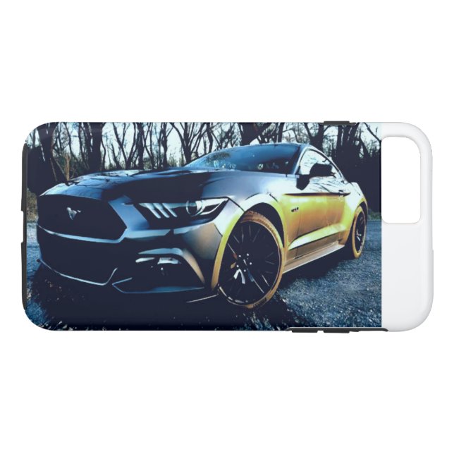 Grått 2017 Mustang GT Case-Mate iPhone Skal (Baksida (horisontal))