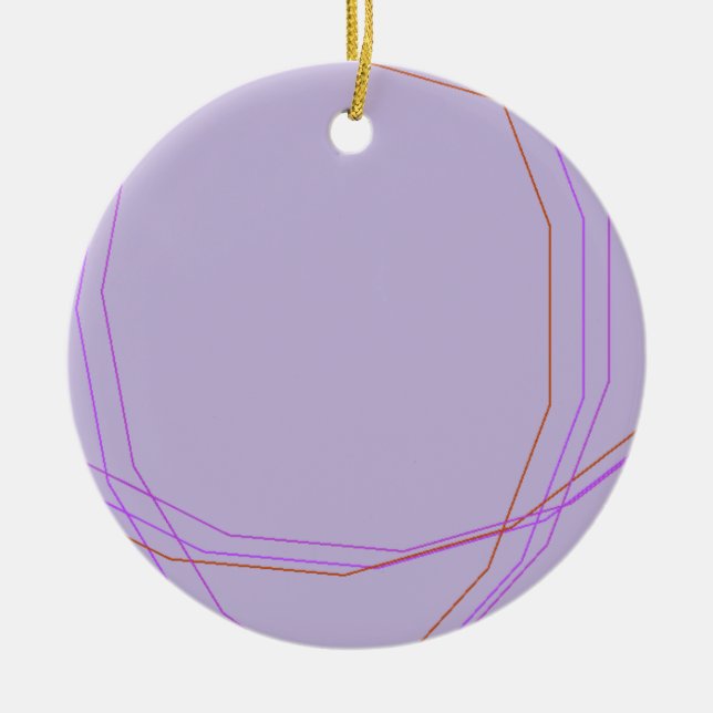 grått 8297 abstrakt art julgransprydnad keramik (Framsidan)