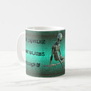Grått Alien Coffee Älskare Mugg