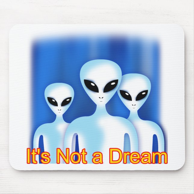 Grått Alien EBE Musmatta (Framsidan)