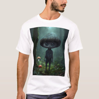 Grått Alien Encounter T-Shirt