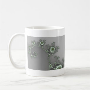 Grått Alien - Fractal Mugg