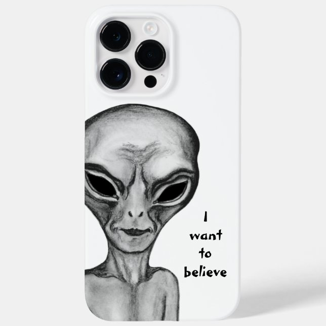 Grått Alien, jag vill tro (Baksida)