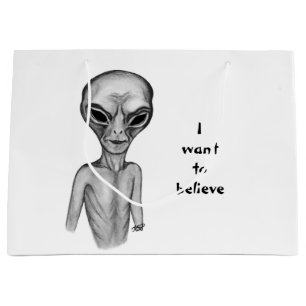 Grått Alien, jag vill tro