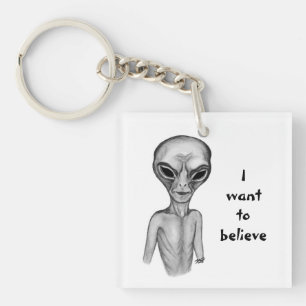 Grått Alien, jag vill tro