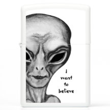 Grått Alien, jag vill tro