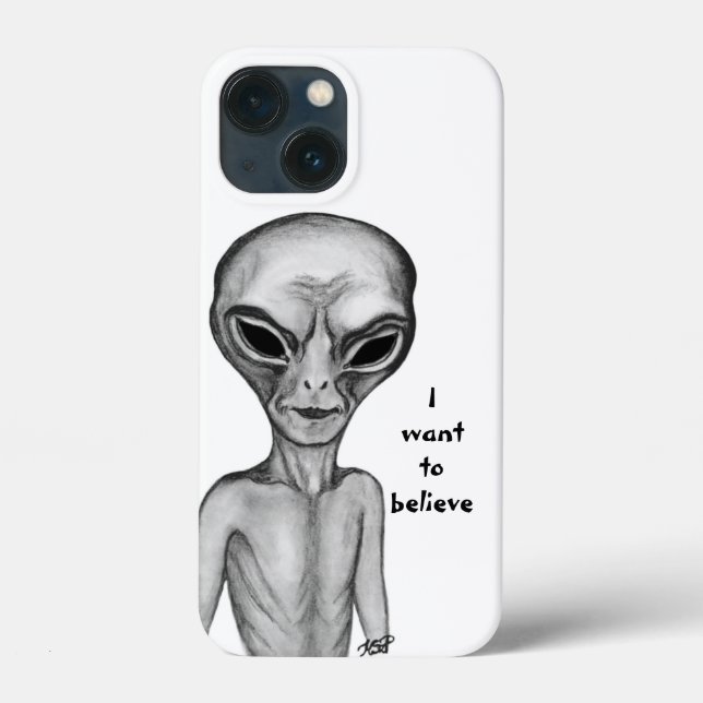 Grått Alien, jag vill tro (Baksida)