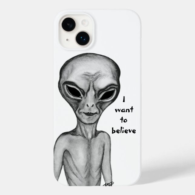 Grått Alien, jag vill tro (Baksida)