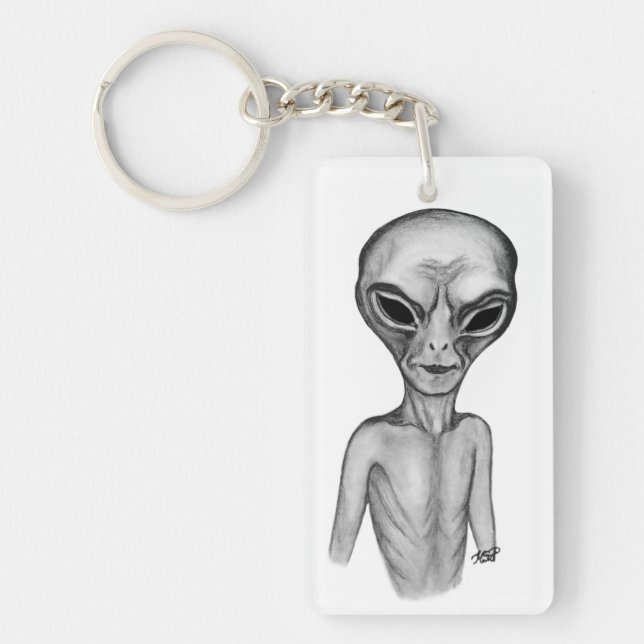 Grått Alien, jag vill tro (Framsidan)