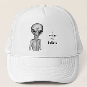 Grått Alien, jag vill tro Keps