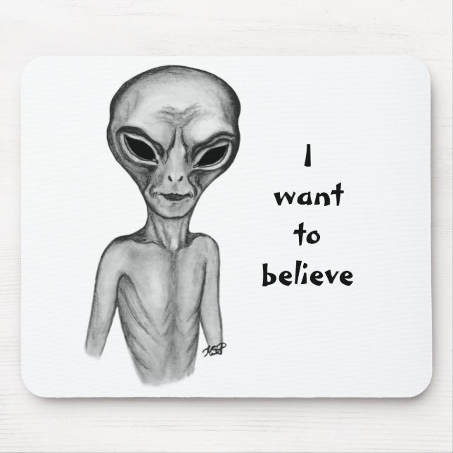 Grått Alien, jag vill tro Musmatta (Framsidan)