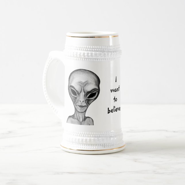 Grått Alien, jag vill tro Sejdel (Framsida vänster)