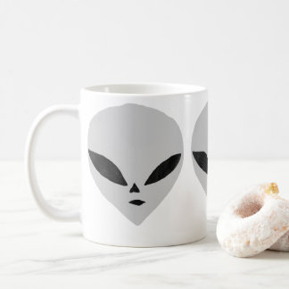 Grått Alien Kaffemugg