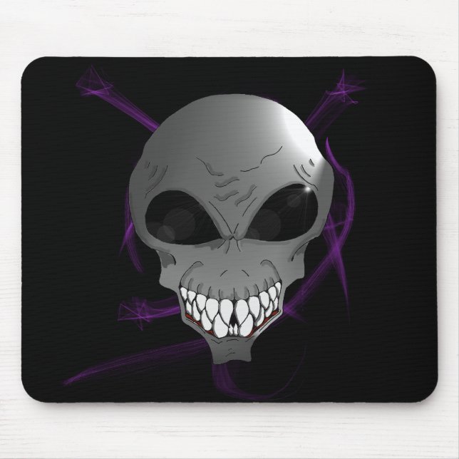 Grått alien Mousepad Musmatta (Framsidan)