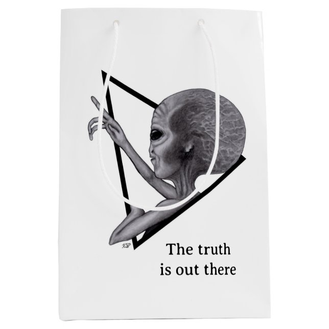 Grått Alien, sanningen finns där ute (Framsidan)