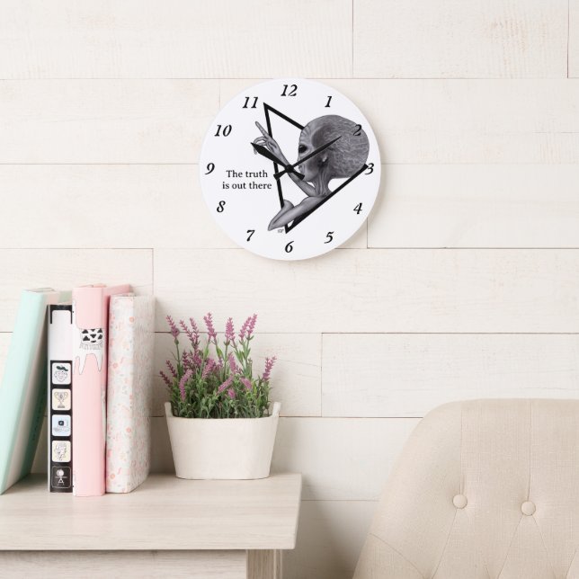 Grått Alien, sanningen finns där ute Stor Klocka (Läsesal)