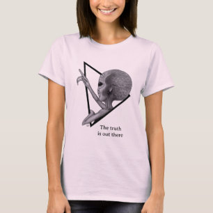 Grått Alien, sanningen finns där ute T Shirt