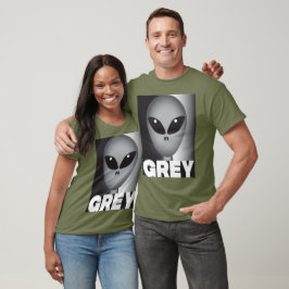Grått Alien T Shirt