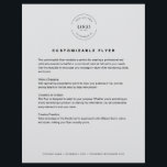 Grått Anpassade logotyp-kontaktinformation, företa Reklamblad<br><div class="desc">Befordra ditt företag eller din händelse med Anpassadet Grått Flyer-mall! Lägg till logotyp,  rubrik,  text och kontaktinformation på grund-sidfoten för att skapa en professionell,  öga-infångande designdesign för annonstjänster,  annonser eller annonser med lätthet.</div>