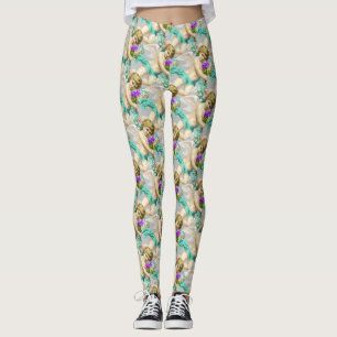 Grått Aqua Cherubs Leggings