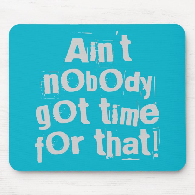 Grått är ingen Har tid för det Musmatta (Framsidan)