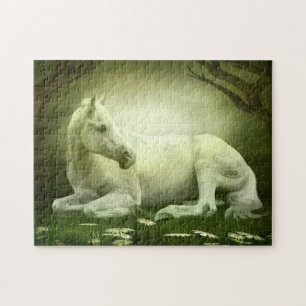 Grått Arabian Horse Pussel