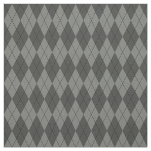 Grått Argyle mönstertyg Tyg